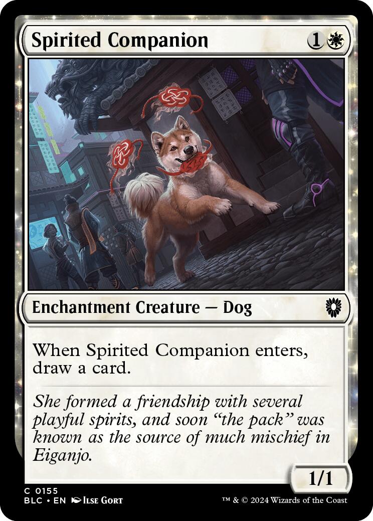 Spirited Companion [Bloomburrow Commander] 