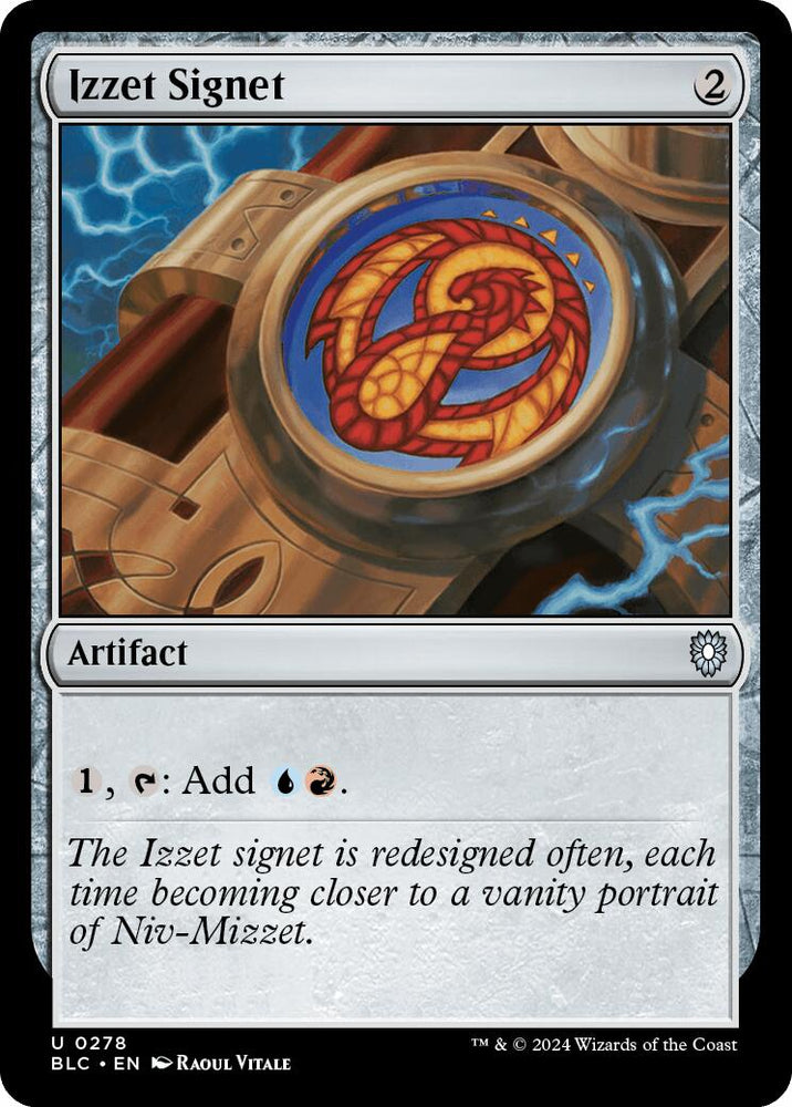 Izzet Signet [Bloomburrow Commander] 