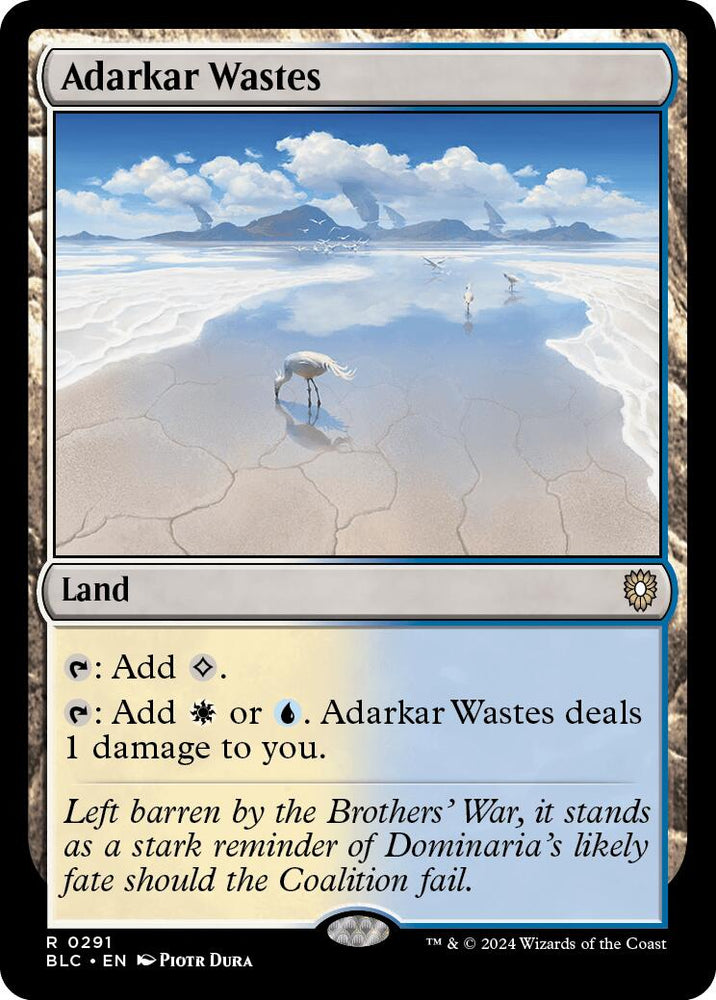 Adarkar Wastes [Bloomburrow Commander] 