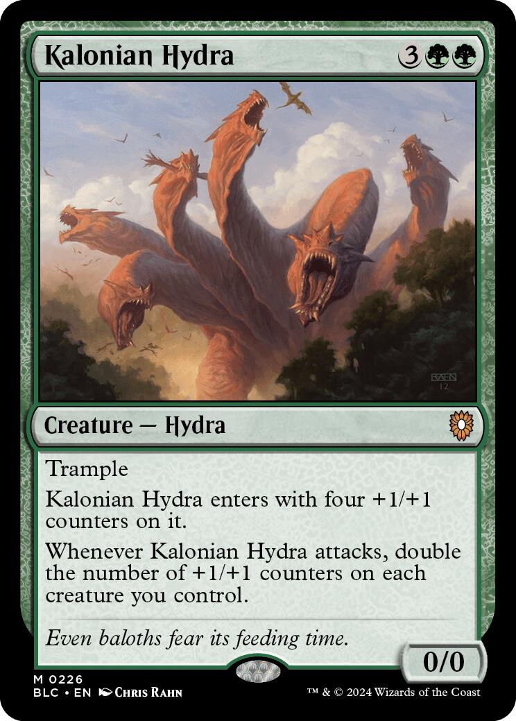 Kalonian Hydra [Bloomburrow Commander] 