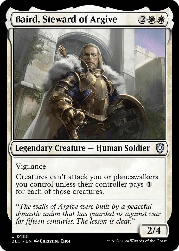 Baird, Steward of Argive [Bloomburrow Commander] 