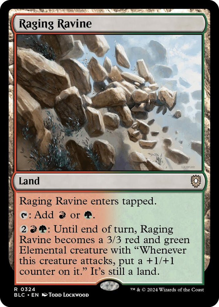 Raging Ravine [Bloomburrow Commander] 