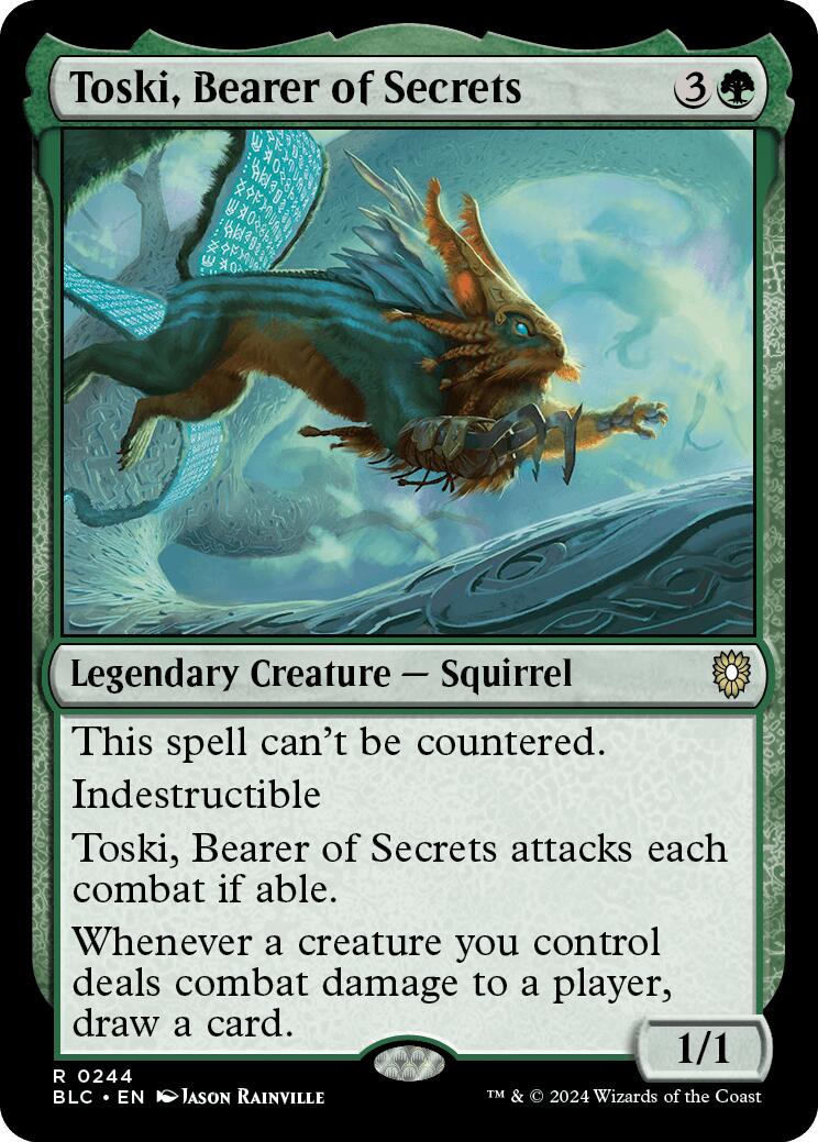 Toski, Bearer of Secrets [Bloomburrow Commander] 