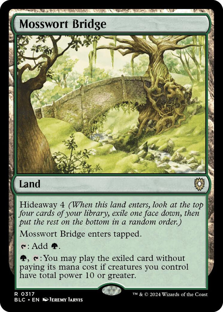 Mosswort Bridge [Bloomburrow Commander] 