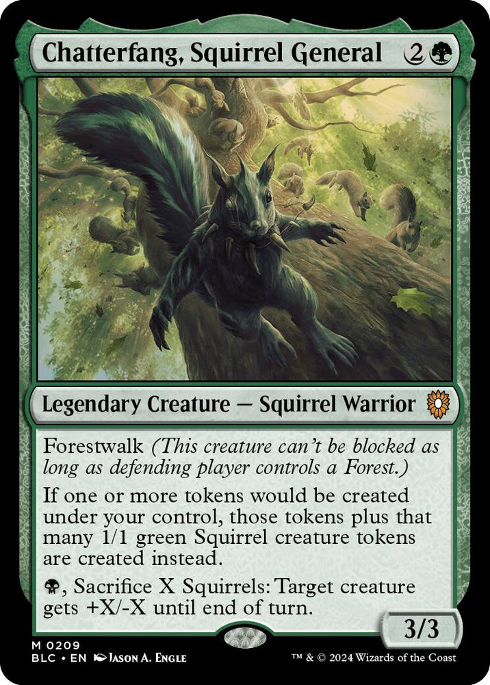 Chatterfang, Squirrel General [Bloomburrow Commander] 