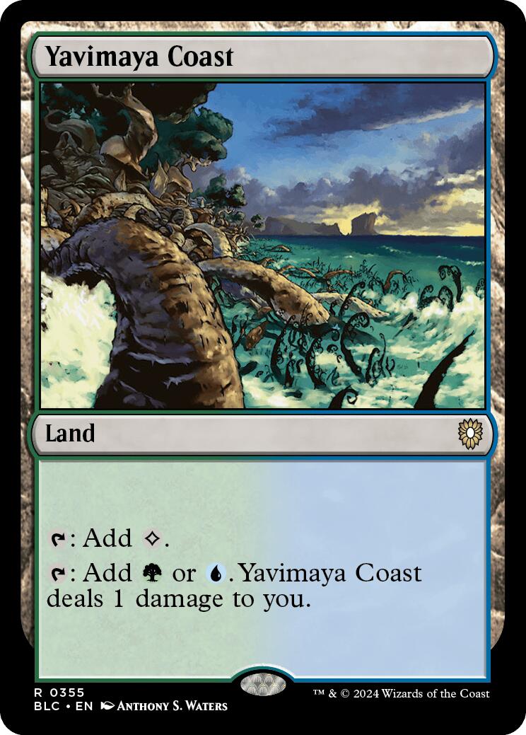 Yavimaya Coast [Bloomburrow Commander] 