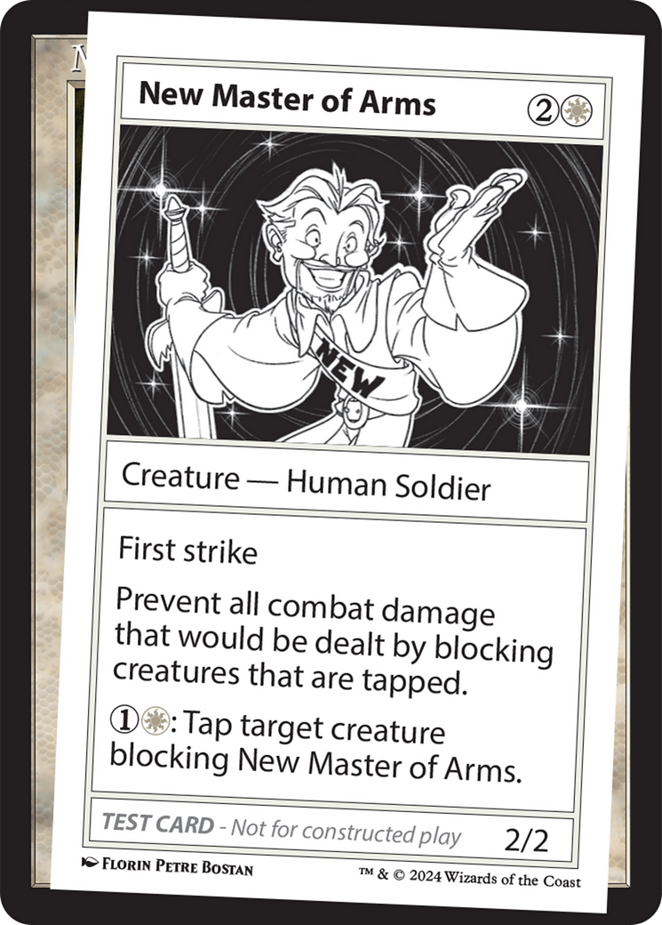 New Master of Arms [Mystery Booster 2 Playtest Cards] 