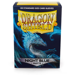 Dragon Shield: Standard 100ct Sleeves - Night Blue Botan (Matte) 