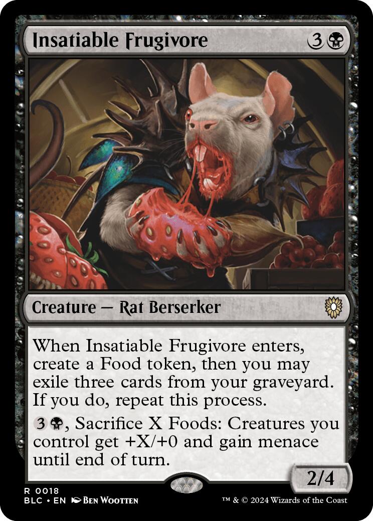 Insatiable Frugivore [Bloomburrow Commander] 