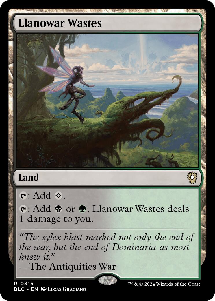 Llanowar Wastes [Bloomburrow Commander]