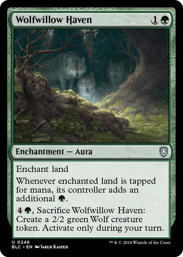 Wolfwillow Haven [Bloomburrow Commander] 