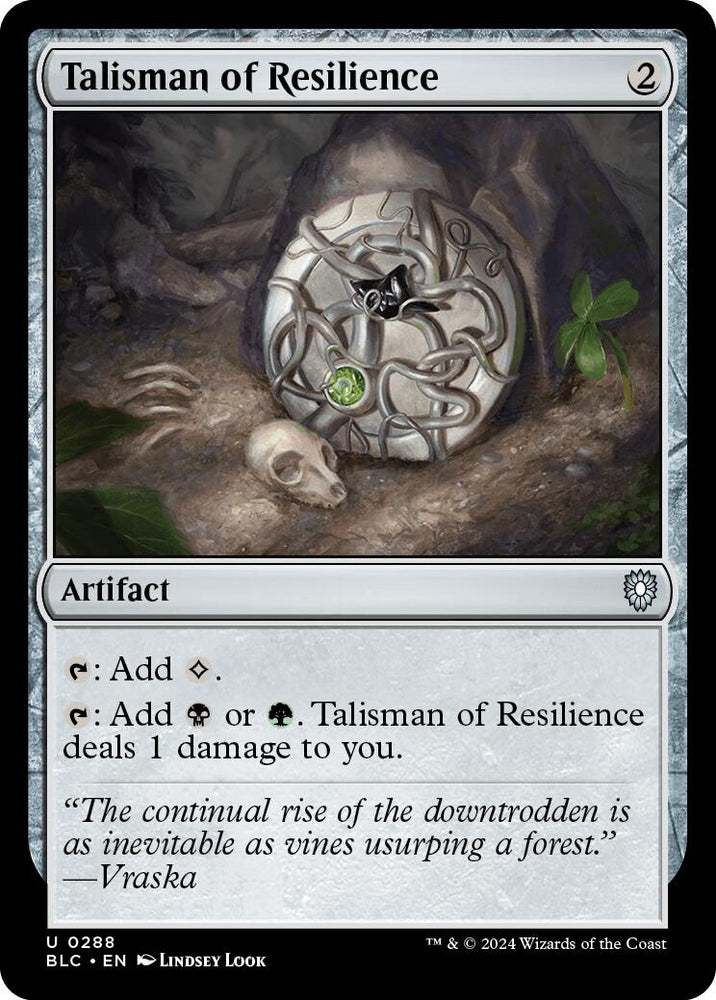 Talisman of Resilience [Bloomburrow Commander] 