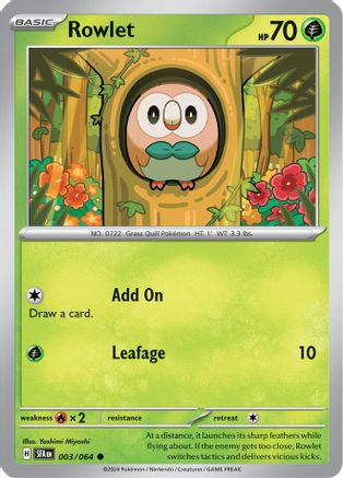 Rowlet (003/064) [Scarlet &amp; Violet: Shrouded Fable] 