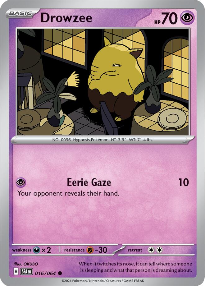 Drowzee (016/064) [Scarlet & Violet: Shrouded Fable]