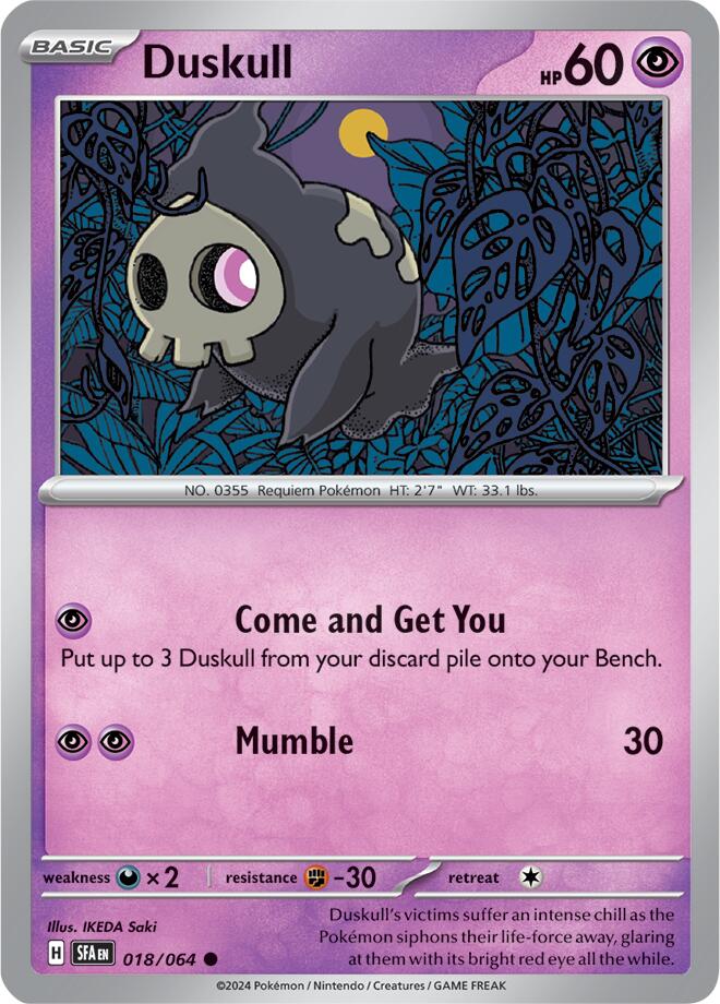 Duskull (018/064) [Scarlet & Violet: Shrouded Fable] 