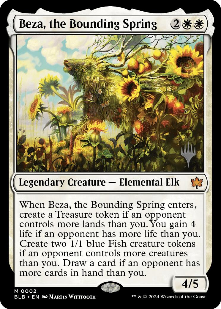 Beza, the Bounding Spring (Promo Pack) [Bloomburrow Promos] 