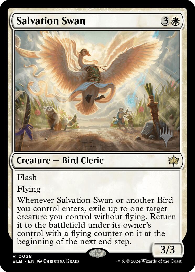 Salvation Swan (Promo Pack) [Bloomburrow Promos] 