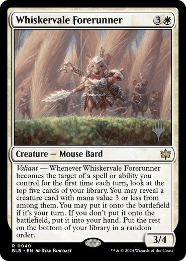 Whiskervale Forerunner (Promo Pack) [Bloomburrow Promos] 