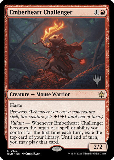 Emberheart Challenger (Promo Pack) [Bloomburrow Promos]