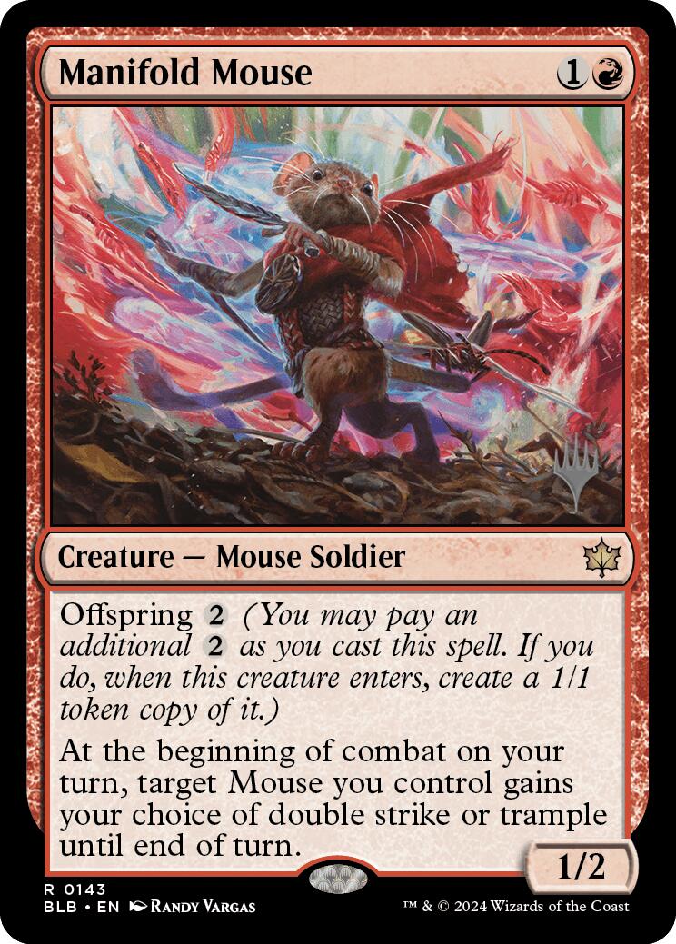 Manifold Mouse (Promo Pack) [Bloomburrow Promos]