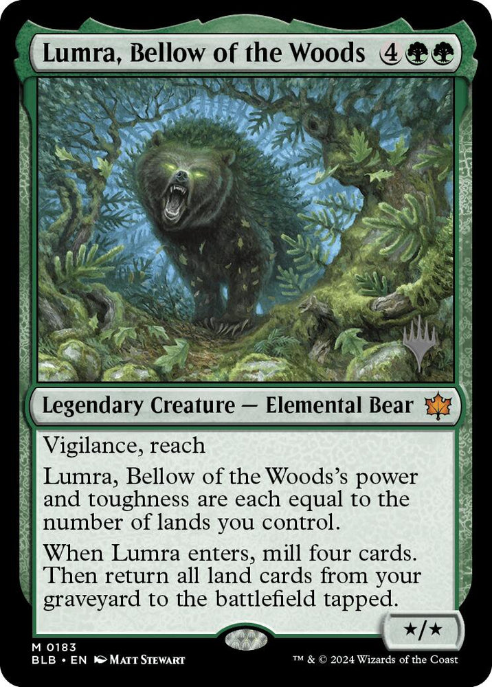 Lumra, Bellow of the Woods (Promo Pack) [Bloomburrow Promos]