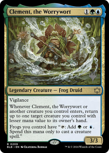 Clement, the Worrywort (Promo Pack) [Bloomburrow Promos]