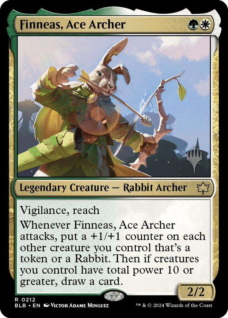 Finneas, Ace Archer (Promo Pack) [Bloomburrow Promos] 