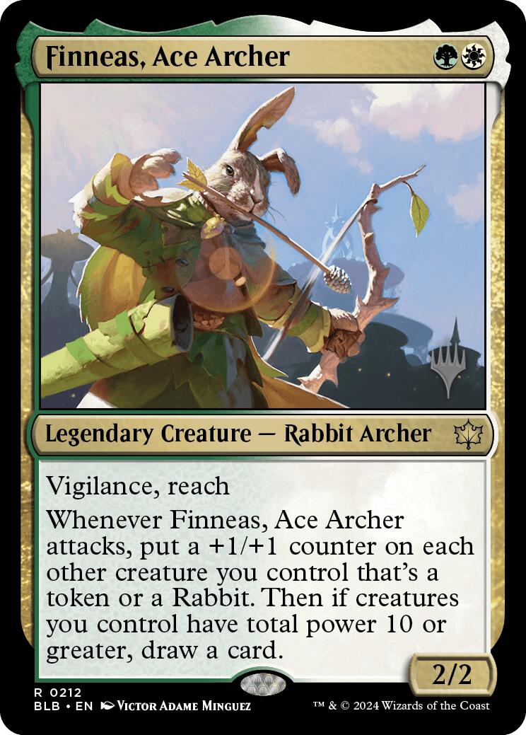 Finneas, Ace Archer (Promo Pack) [Bloomburrow Promos]