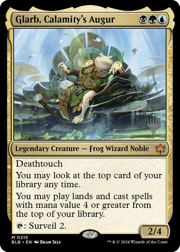 Glarb, Calamity's Augur (Promo Pack) [Bloomburrow Promos] 