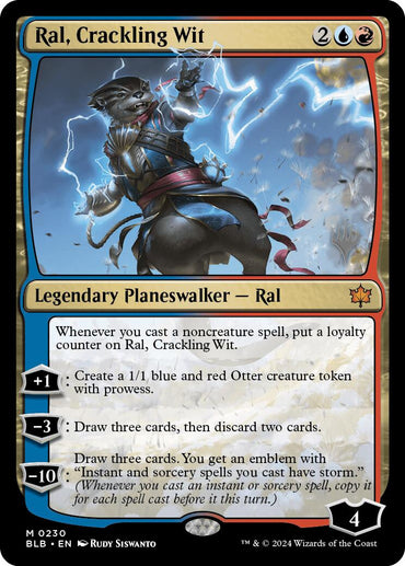 Ral, Crackling Wit (Promo Pack) [Bloomburrow Promos] 