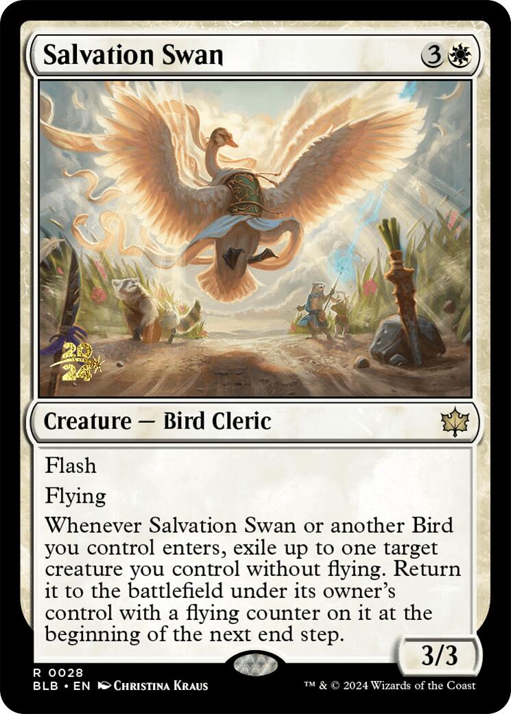 Salvation Swan [Bloomburrow Prerelease Promos]
