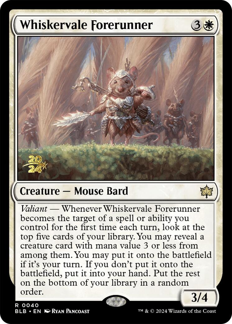 Whiskervale Forerunner [Bloomburrow Prerelease Promos] 