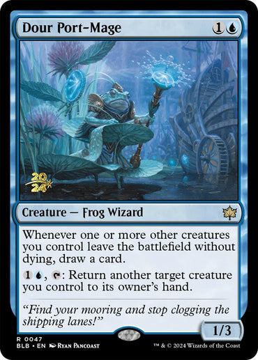 Dour Port-Mage [Bloomburrow Prerelease Promos] 