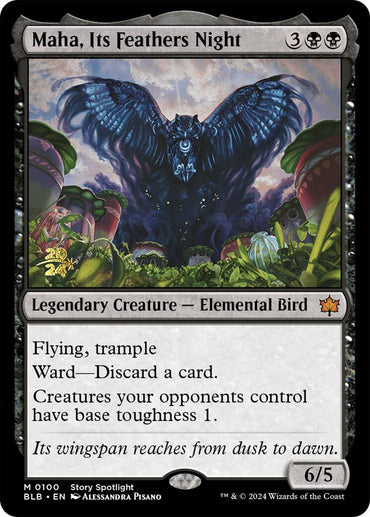 Maha, Its Feather Night [Bloomburrow Prerelease Promos] 