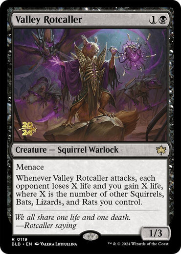 Valley Rotcaller [Bloomburrow Prerelease Promos] 