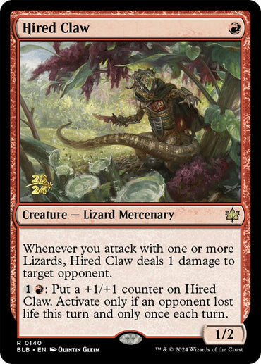 Hired Claw [Bloomburrow Prerelease Promos]