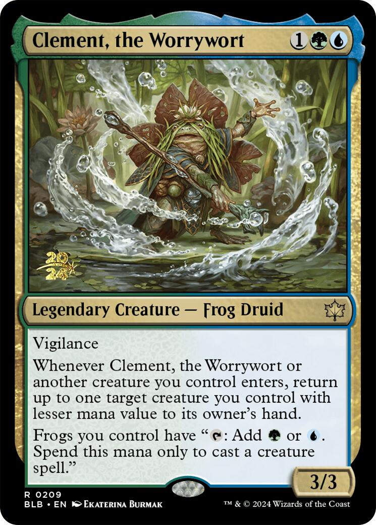 Clement, the Worrywort [Bloomburrow Prerelease Promos] 