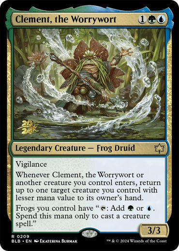 Clement, the Worrywort [Bloomburrow Prerelease Promos]