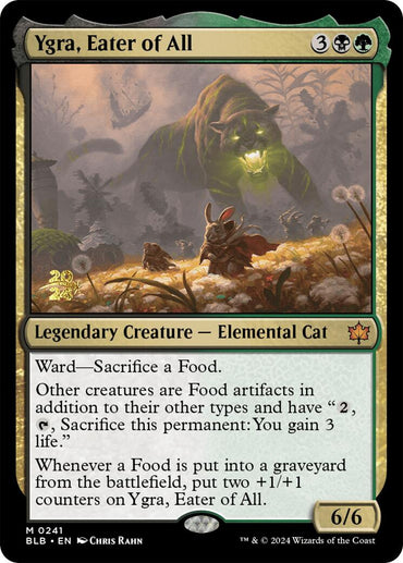 Ygra, Eater of All [Bloomburrow Prerelease Promos] 