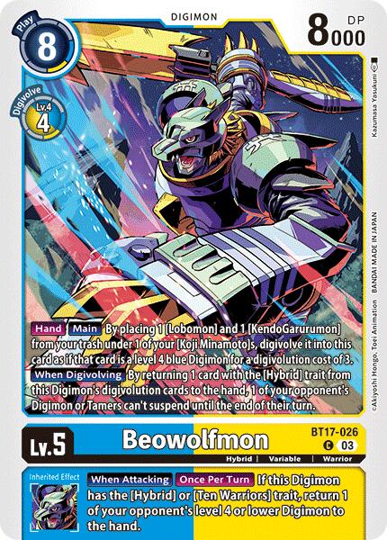 Beowolfmon [BT17-026] [Secret Crisis] 