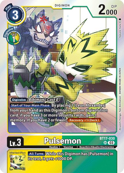 Pulsemon [BT17-030] [Secret Crisis]