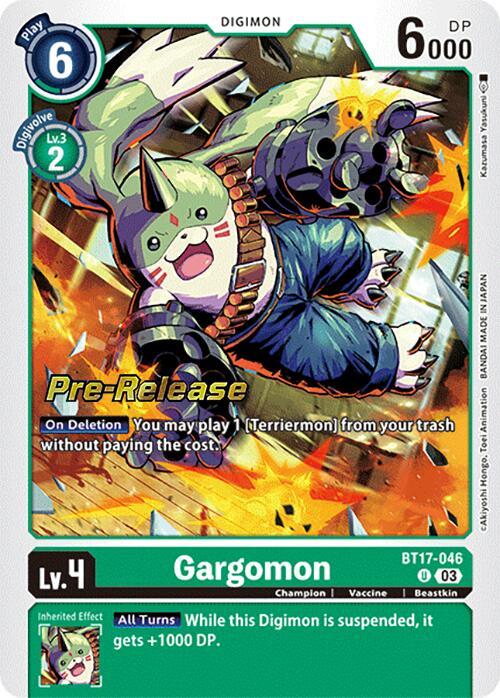 Gargomon [BT17-046] [Secret Crisis Pre-Release Cards]