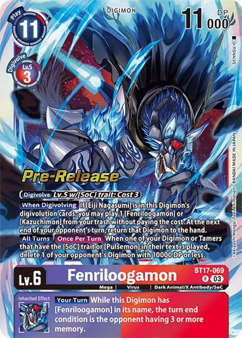 Fenriloogamon [BT17-069] [Secret Crisis Pre-Release Cards]