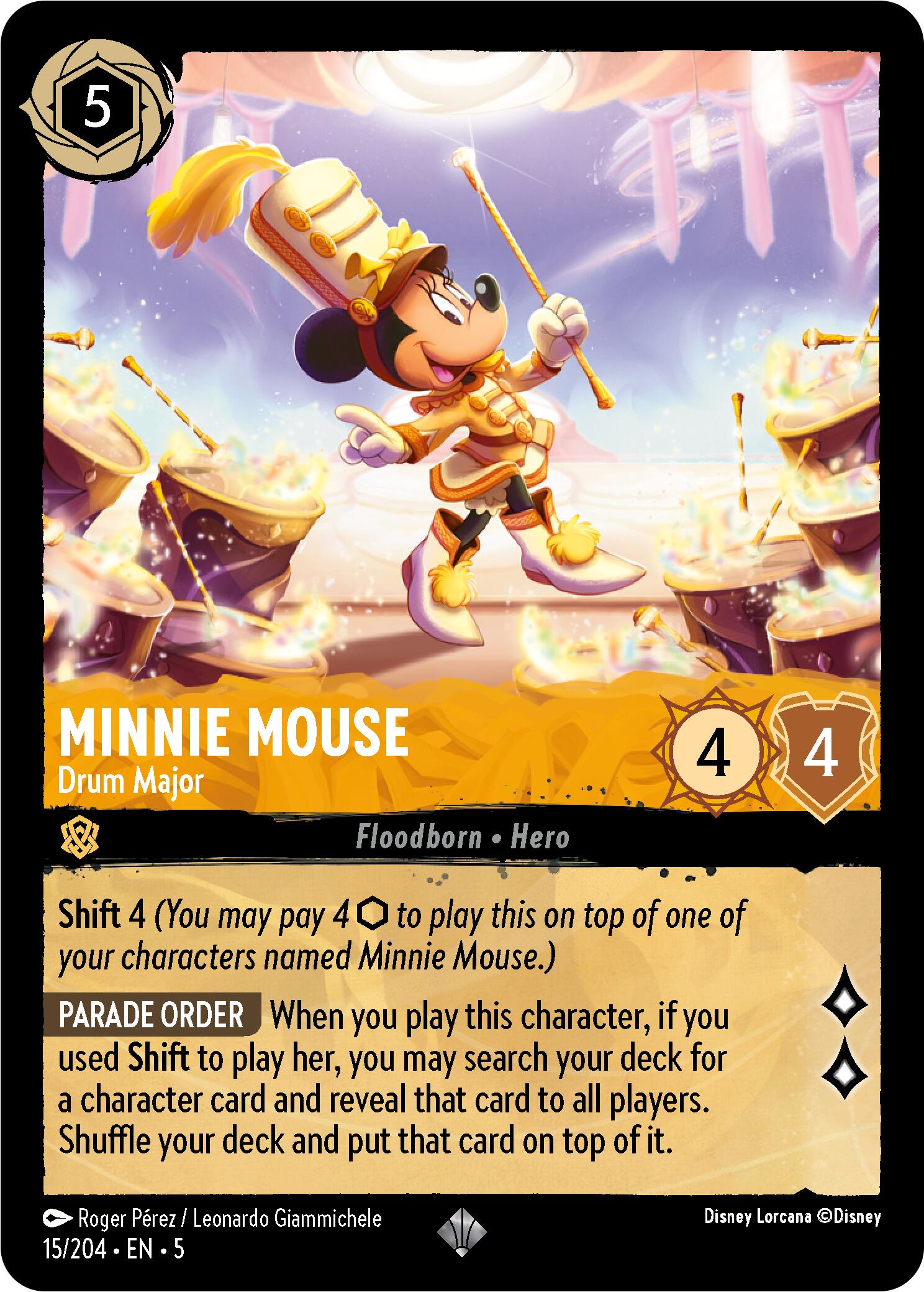 Minnie Mouse - Drum Major (15/204) [Shimmering Skies] 