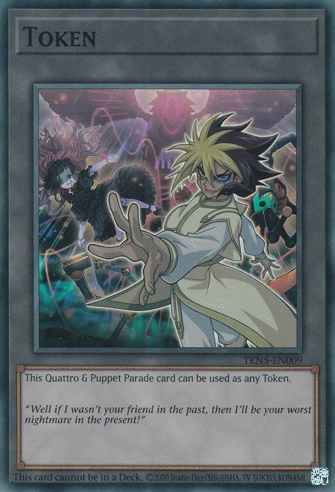 Token: Quattro &amp; Puppet Parade [TKN5-EN009] Super Rare 