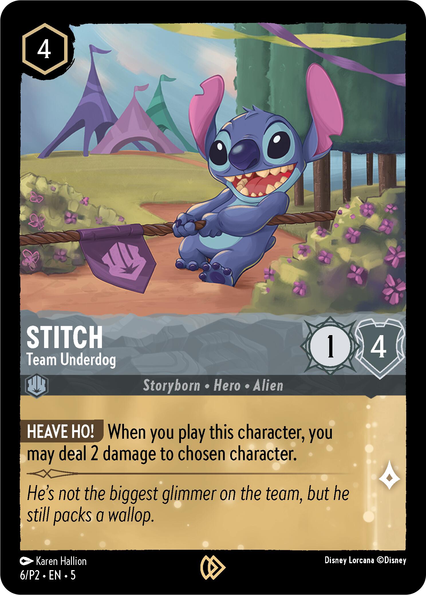 Stitch - Team Underdog (6) [Promo Cards] 