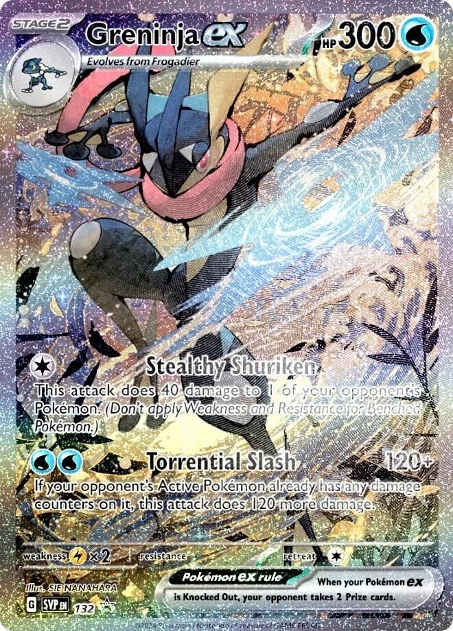 Greninja ex (132) [Scarlet & Violet: Black Star Promos] 