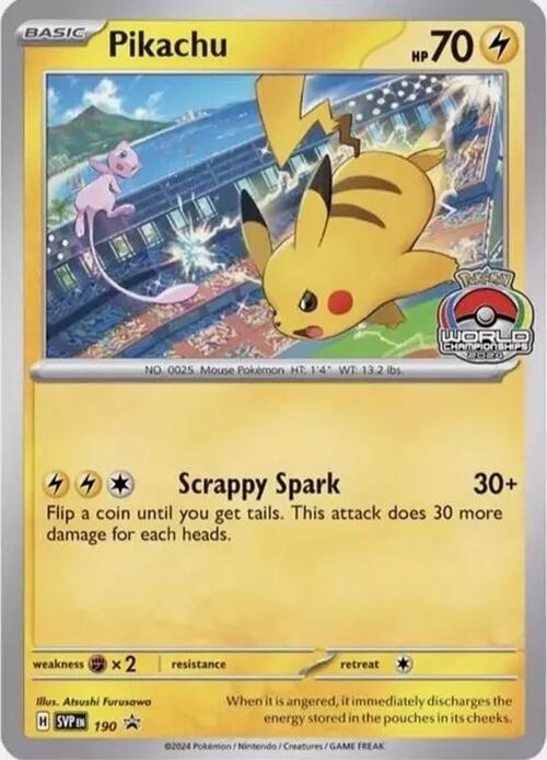 Pikachu (190) [Scarlet & Violet: Black Star Promos] 