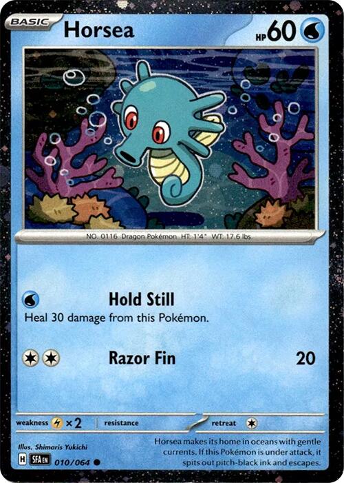 Horsea (010/064) (Cosmos Holo) [Miscellaneous Cards] 