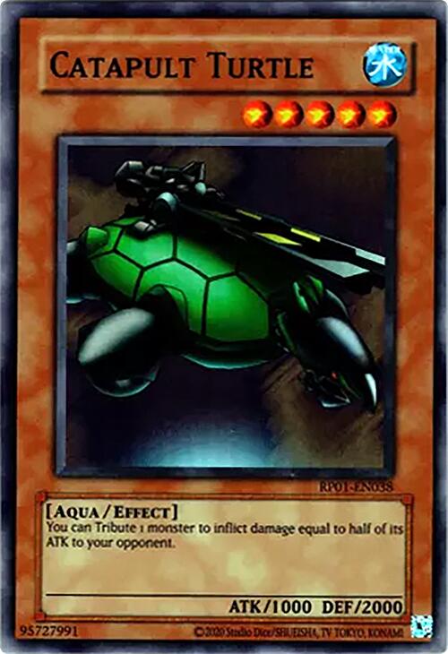 Catapult Turtle (2024 Reprint) [RP01-EN038] Super Rare 